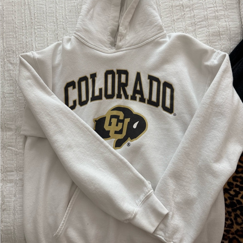 Gildan White Colorado Hoodie